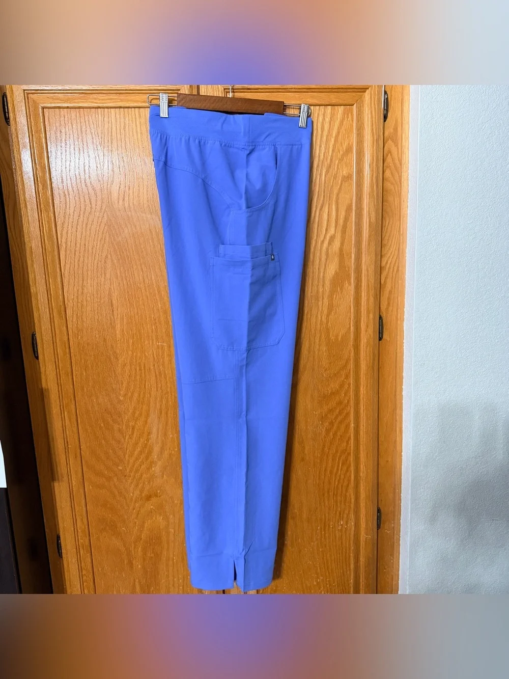 FIGS Kade Cargo Scrub Pants in a ceil blue size XXL for men